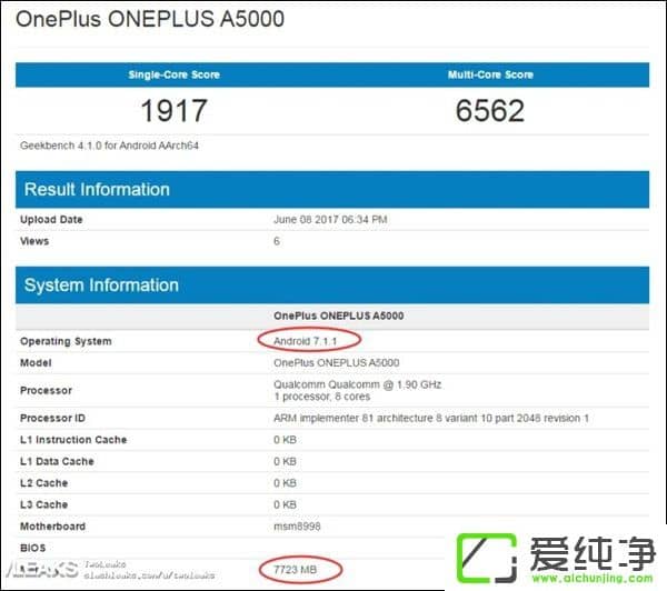 뚢С6һ֙C5 Geekbenchܷ֔(sh)(j)ع