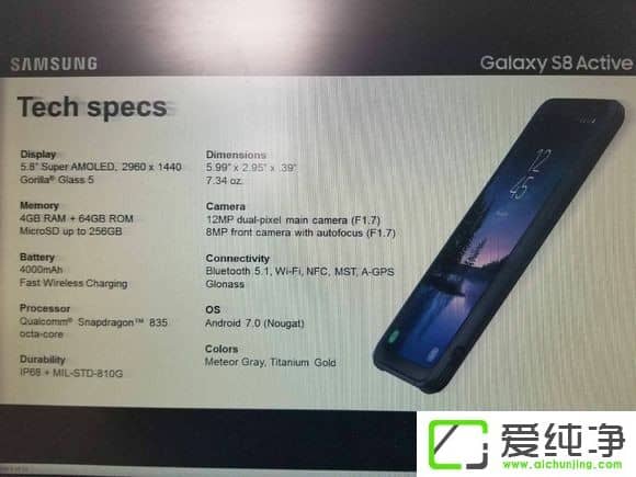 m(x)33%Galaxy S8 Activeôع