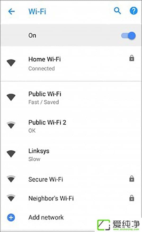 @ʾWiFiW٣Android 8.1ϵy(tng)¹