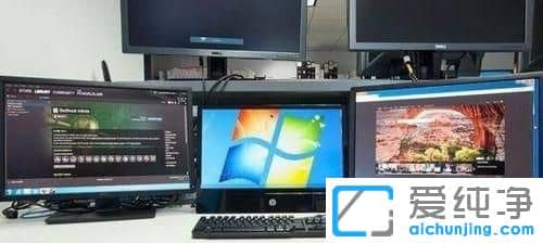 win7純凈版系統(tǒng)電腦怎么連接兩個顯示器