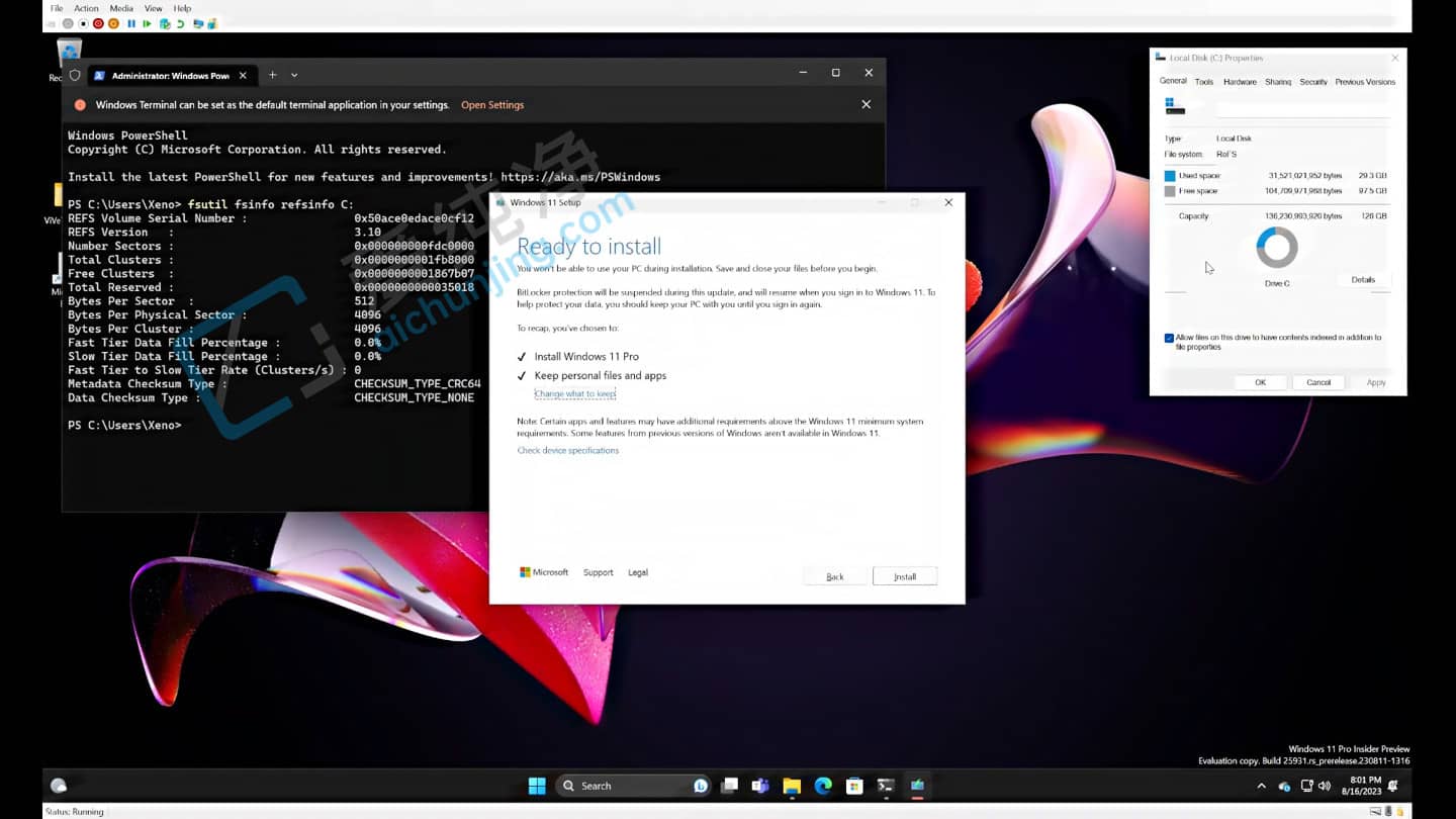 Win11ϵy(tng)MһƏVReFSļϵy(tng)֧