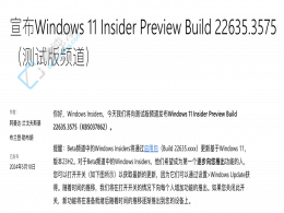 Win11 Beta 22635.3575l(f)ݏưo